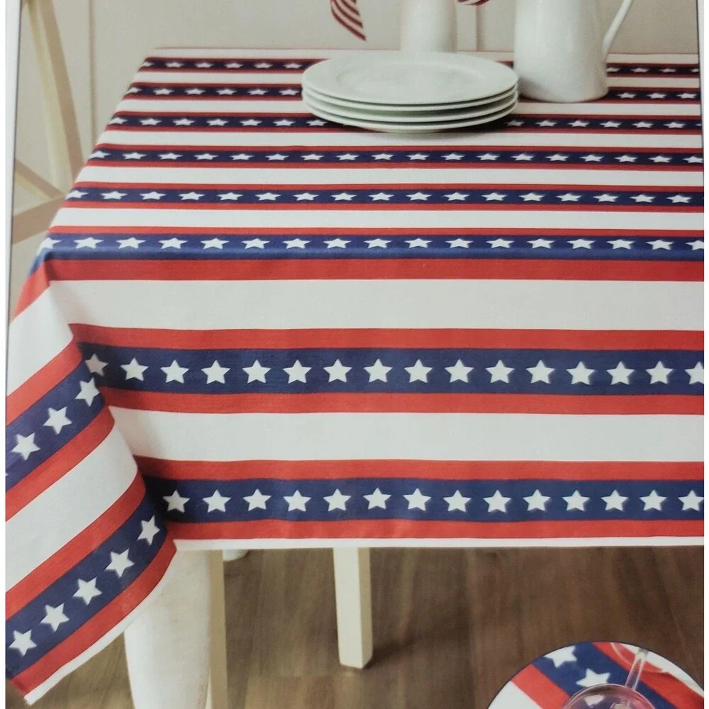 Printed Fabric Tablecloth,52